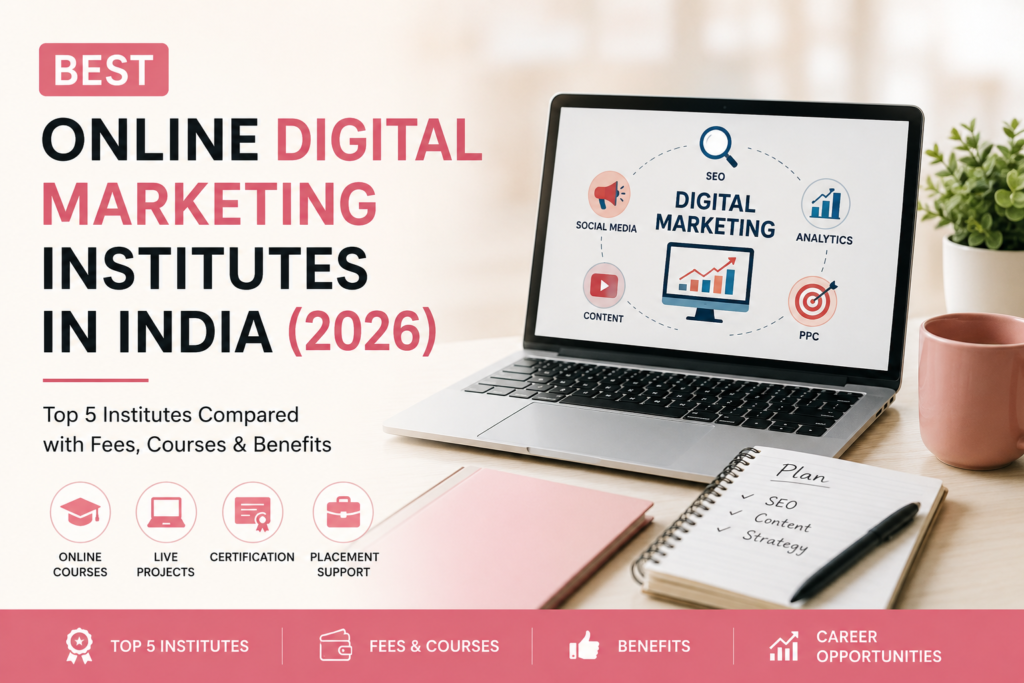 Best Online Digital Marketing Institutes in India 2026
